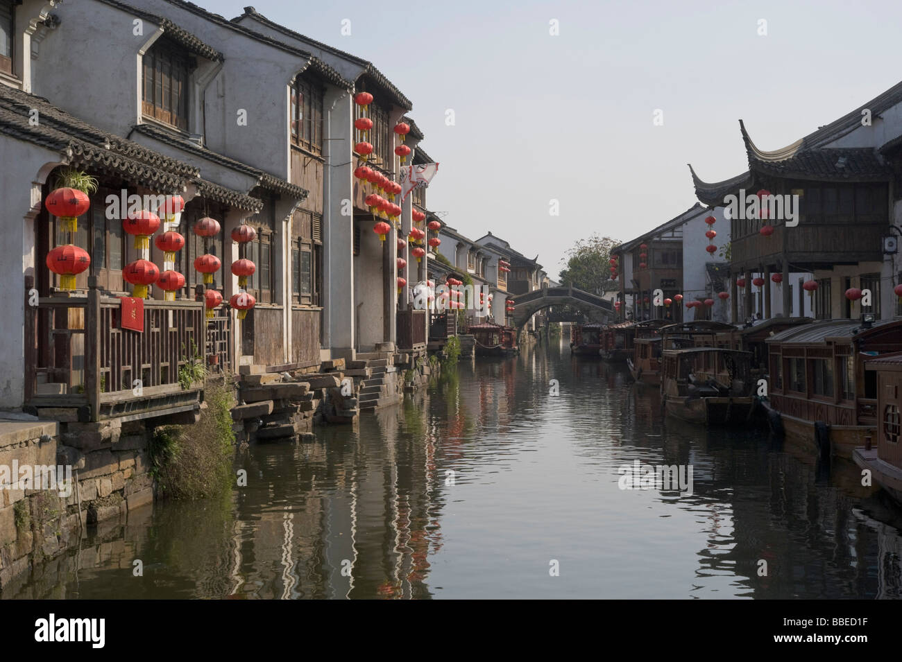 Canal in Suzhou, China Stock Photo