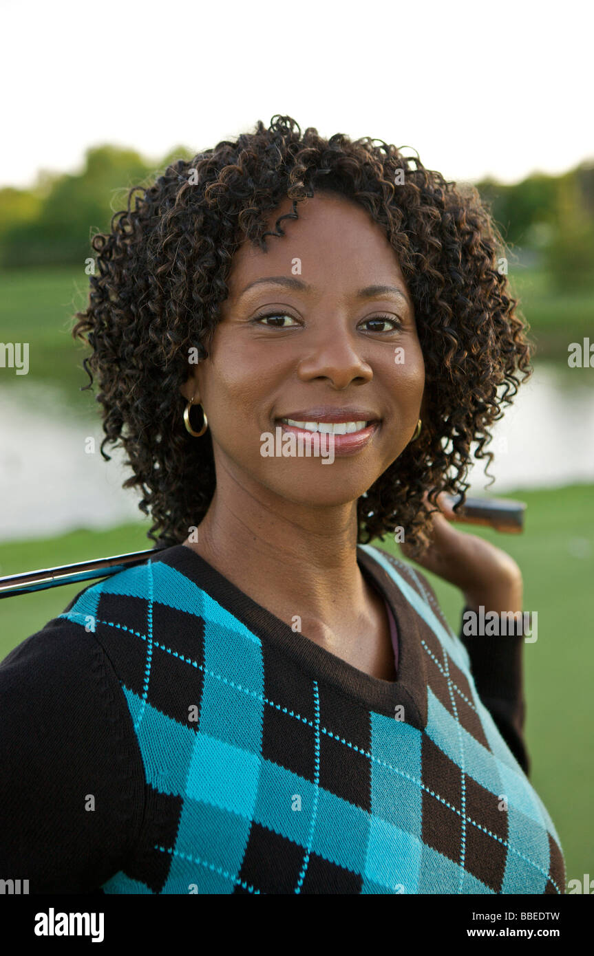 Portrait of Woman, Burlington, Ontario, Canada Stock Photo