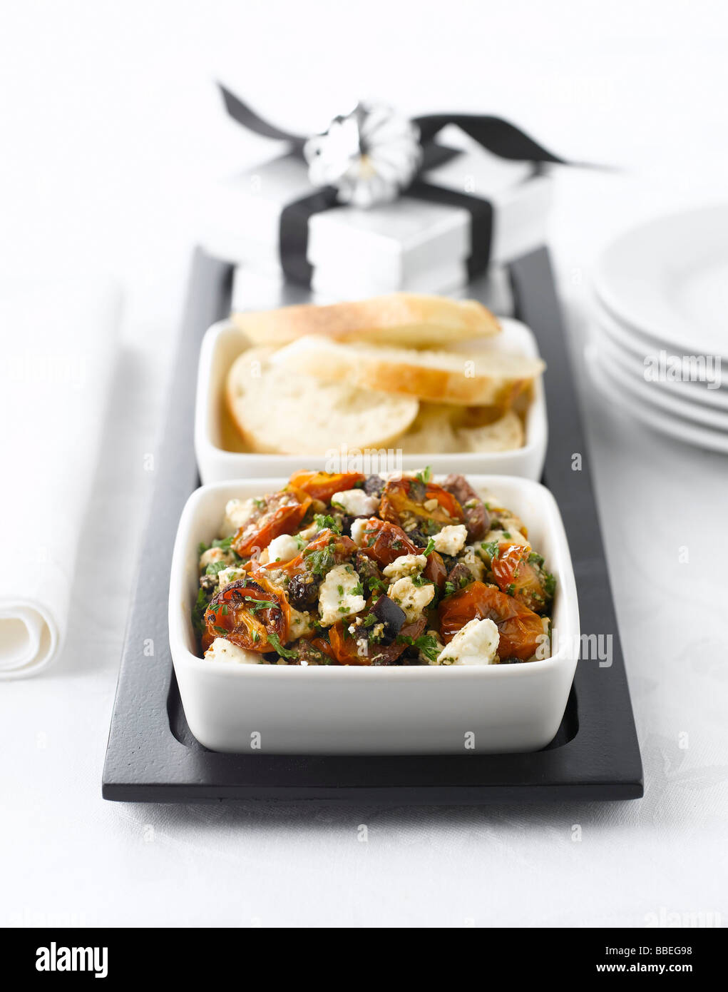 Bread and Antipasto Stock Photo Alamy