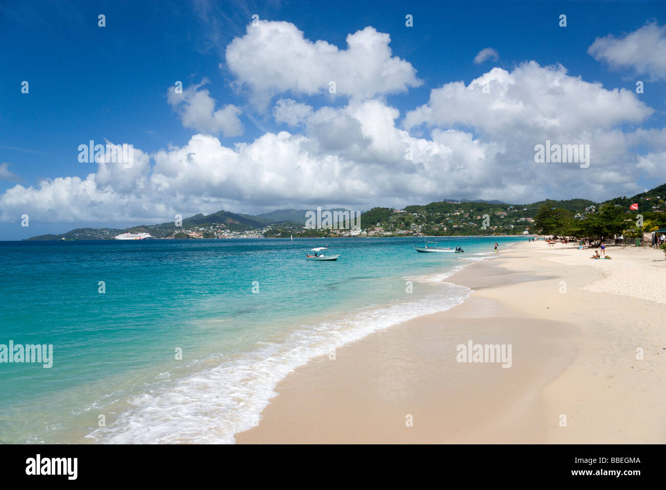 WEST INDIES Grenada Caribbean St Grand Anse Beach Waves of