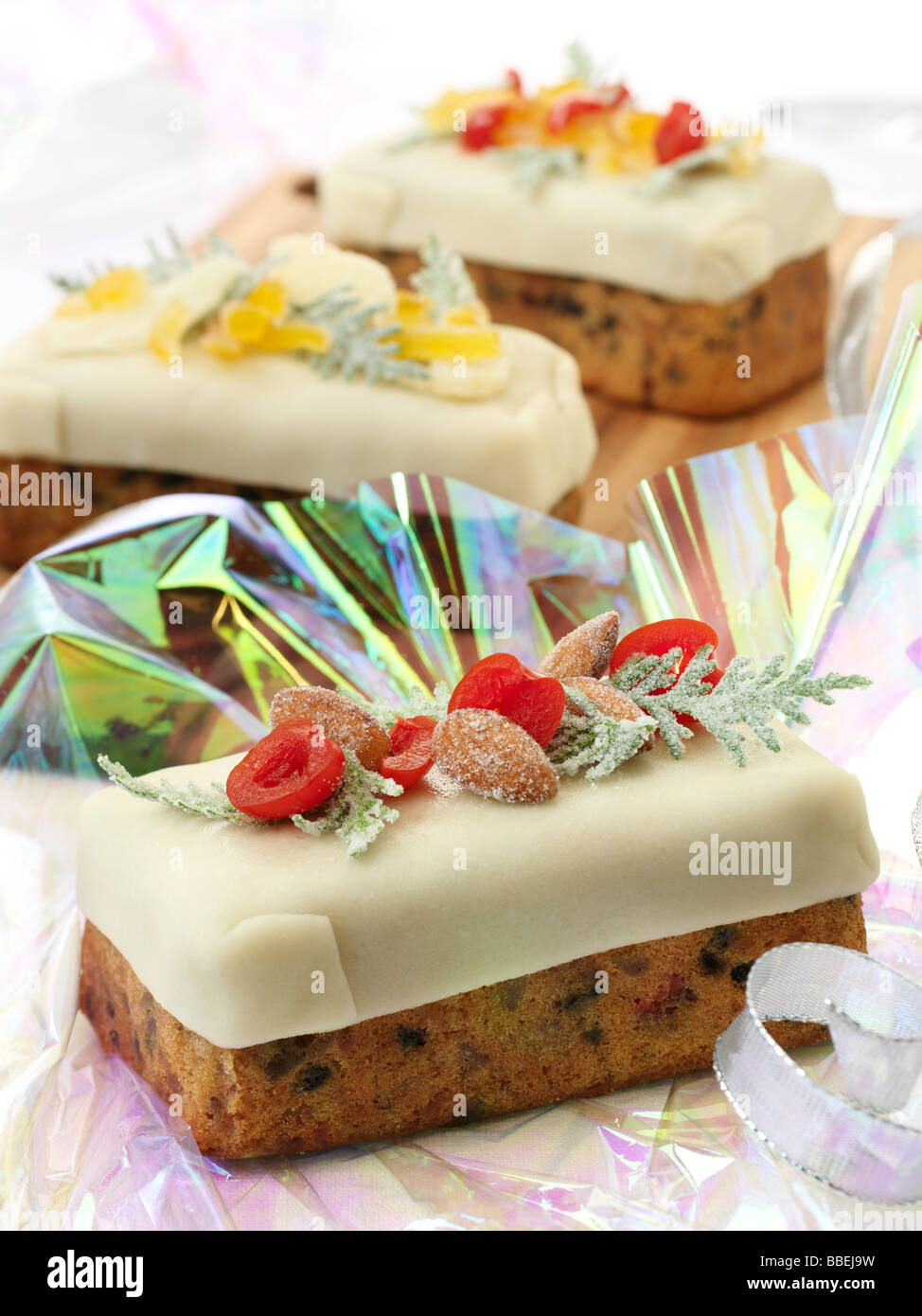 Christmas Fruit Cake Stock Photo Alamy