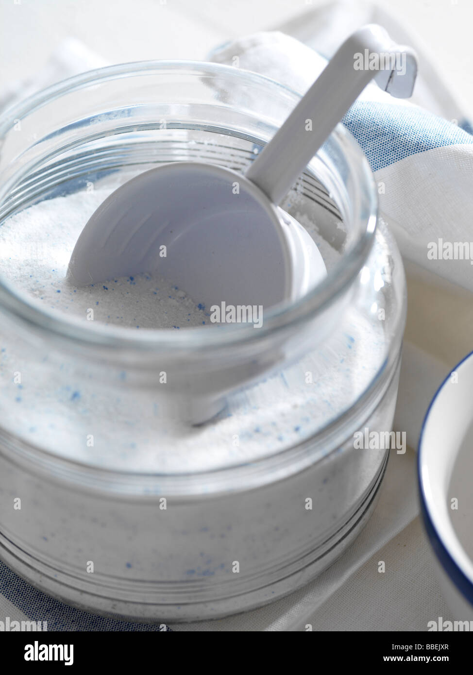 Laundry Soap in Glass Jar Stock Photo Alamy