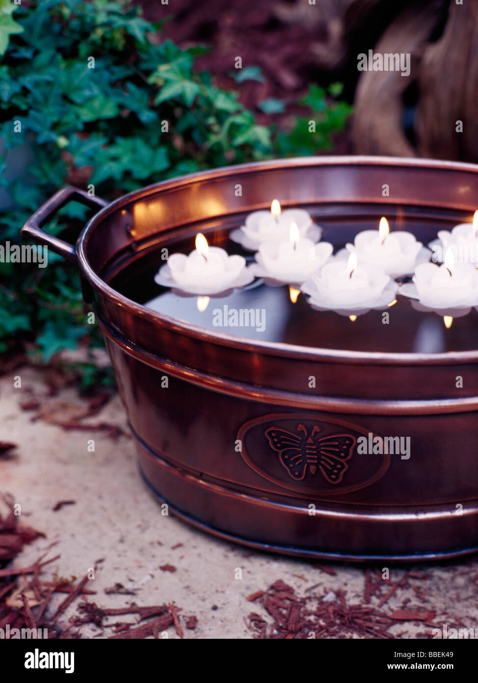 Floating candle holder hires stock photography and images Alamy