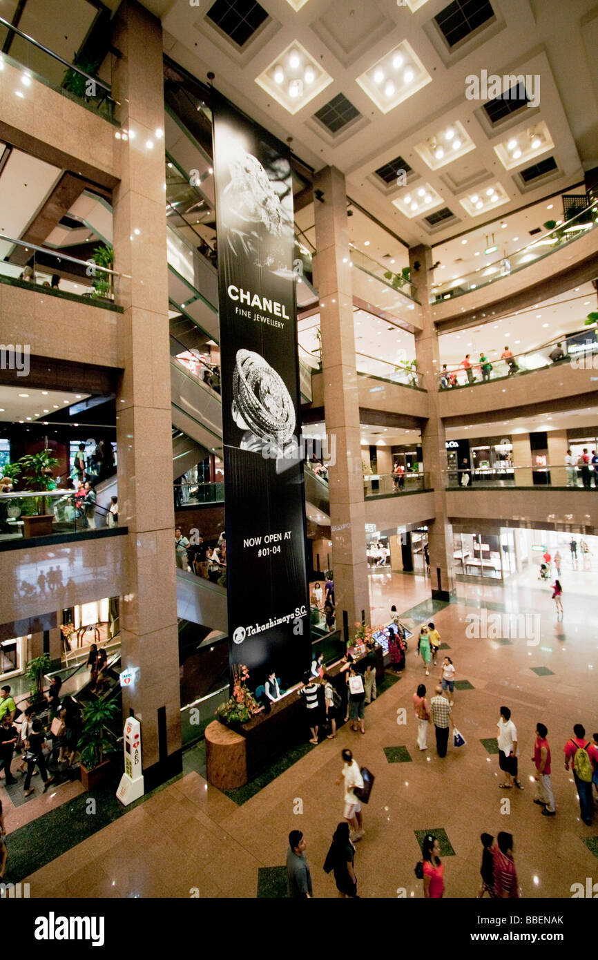 Interior of Ngee Ann City shopping mall, Orchard Road, Singapore