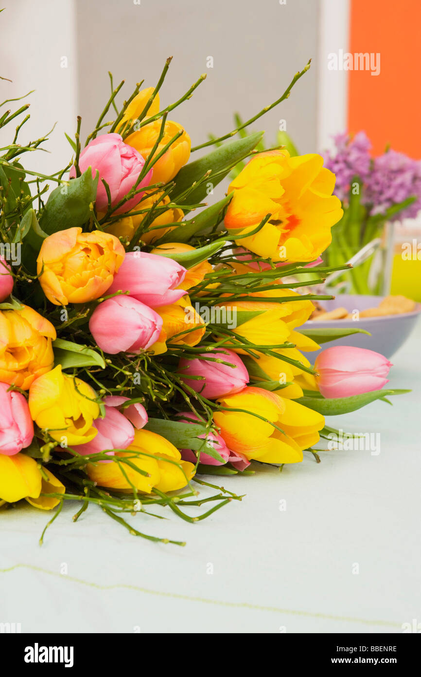 Bouquet of Spring Flowers Stock Photo - Alamy