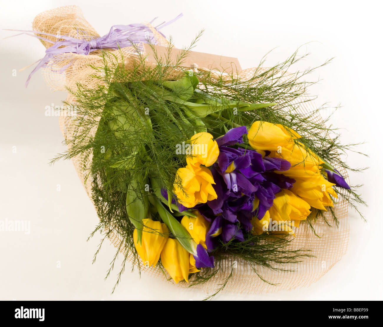 Bouquet of freshly cut flowers Stock Photo