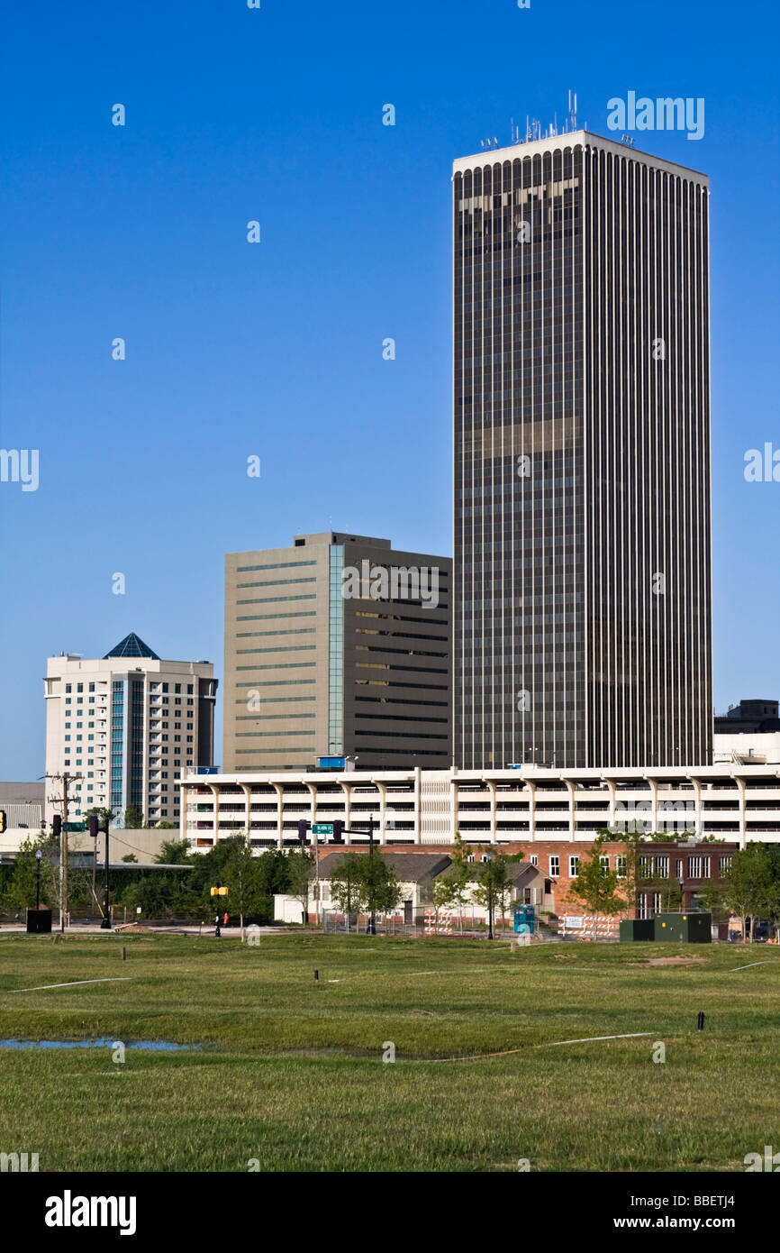 Tall Buildings in Oklahoma City Stock Photo
