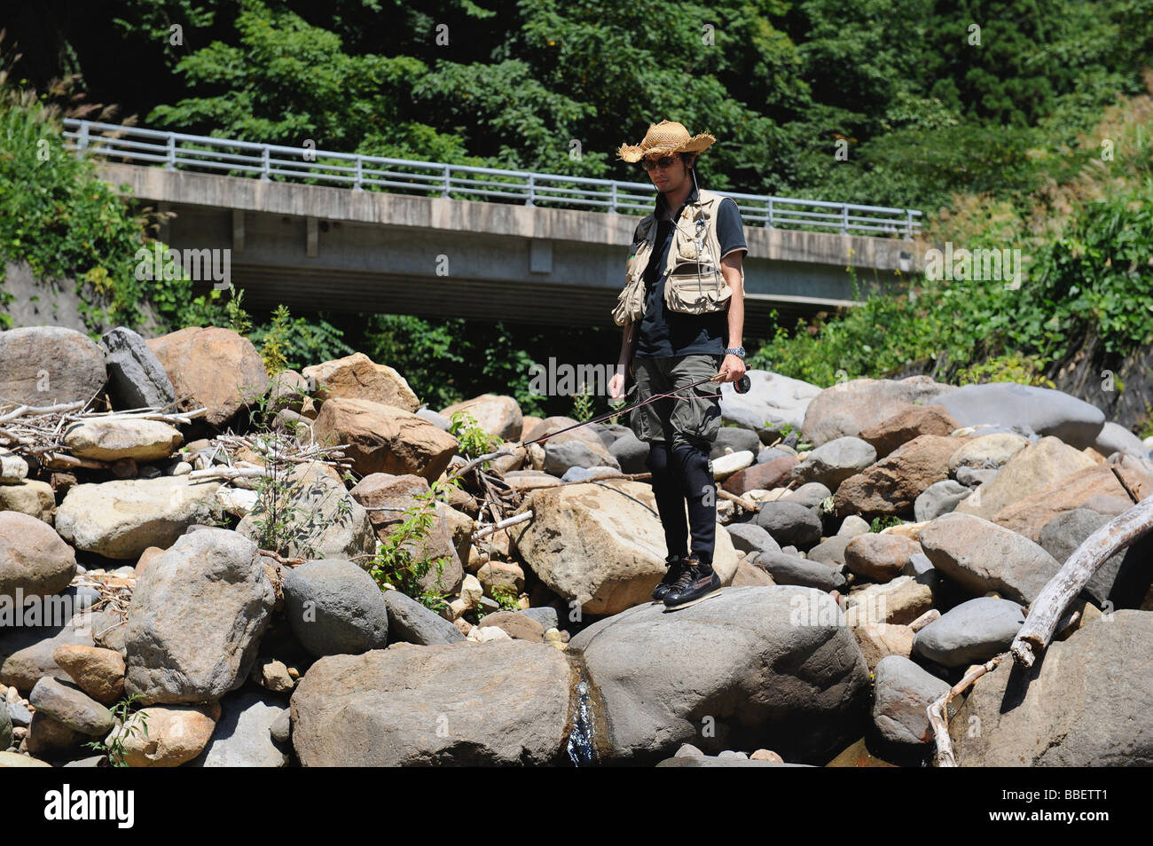 Fishing gear full body hi-res stock photography and images - Alamy