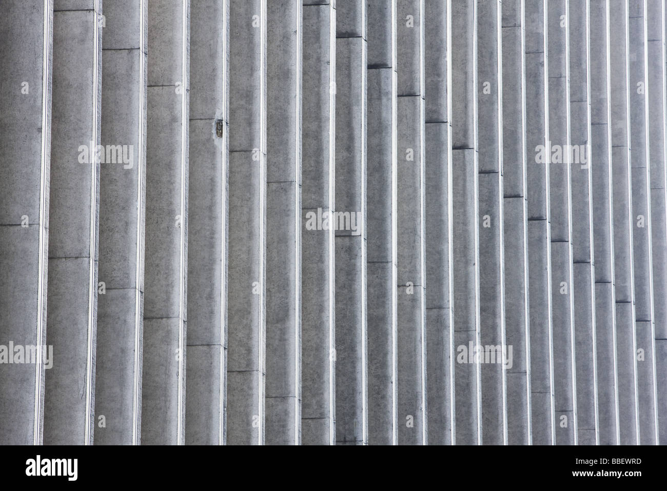 Concrete facade of high risde building, cropped Stock Photo - Alamy