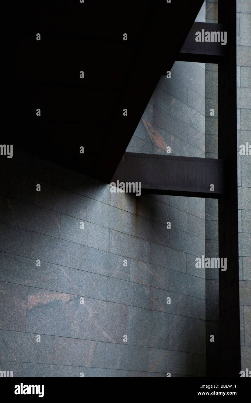 Granite facade, girder of building, cropped Stock Photo - Alamy