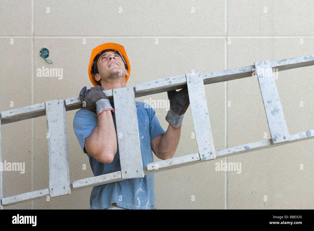 Men holding ladders hires stock photography and images Alamy