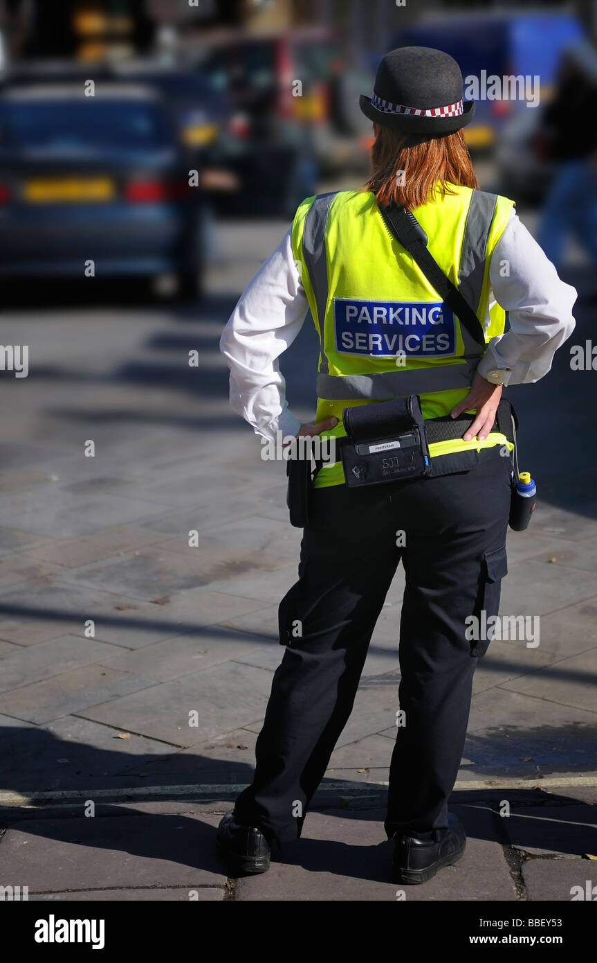 Parking Services Warden Stock Photo Alamy