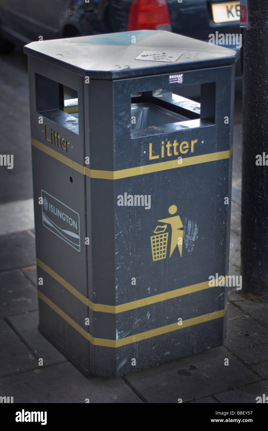 Rubbish bin typical london street hires stock photography and images