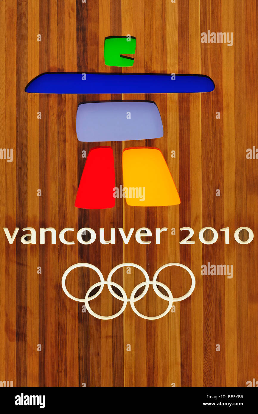Logo for the 2010 Vancouver Winter Olympic Games Stock Photo