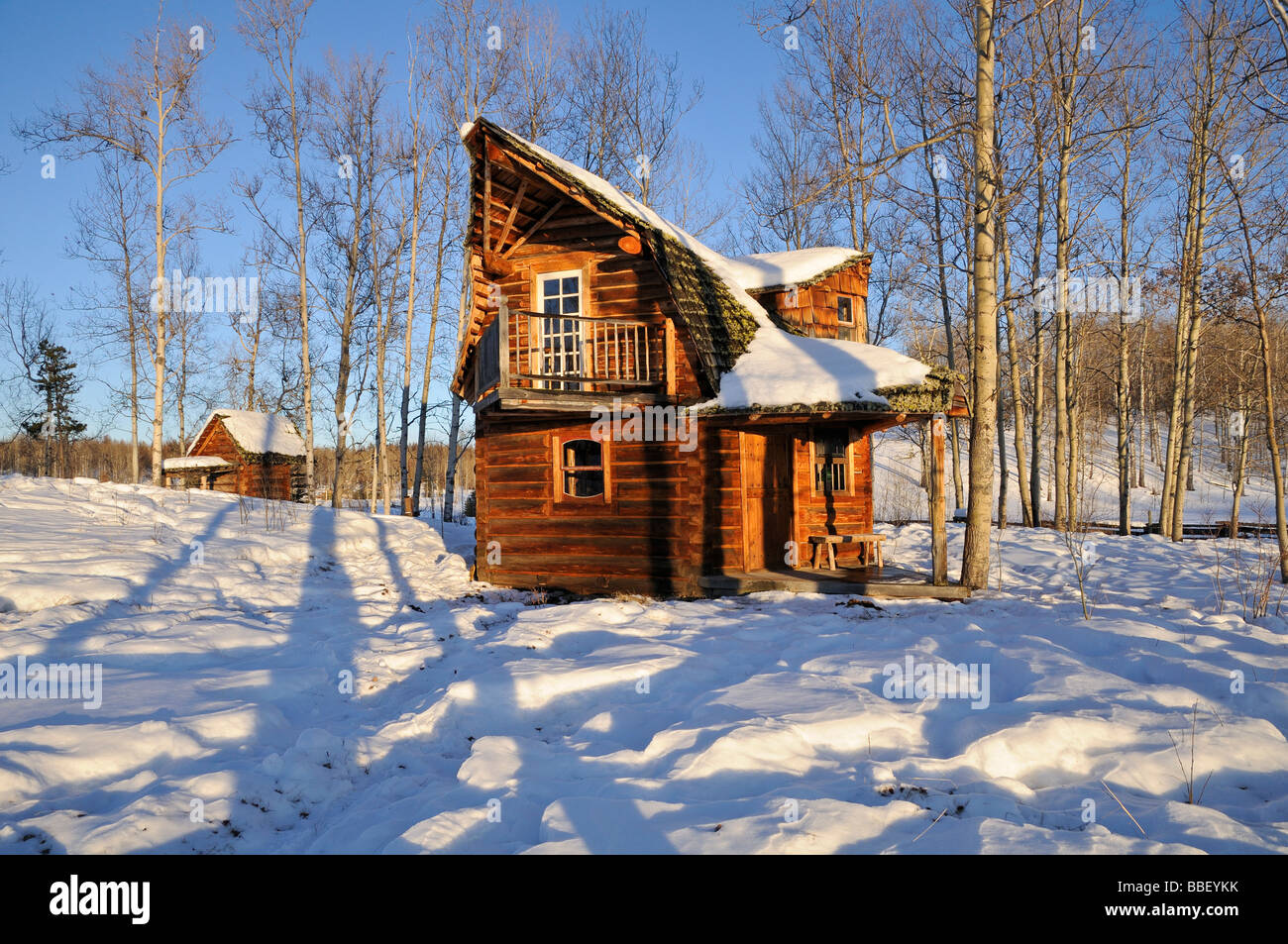 Cabin, Cariboo Region British Columbia Canada Stock Photo Alamy