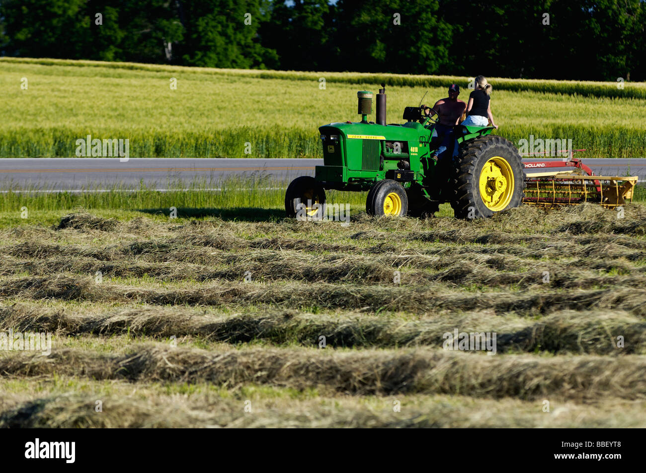 Farmer wife on john deere hi-res stock photography and images - Alamy