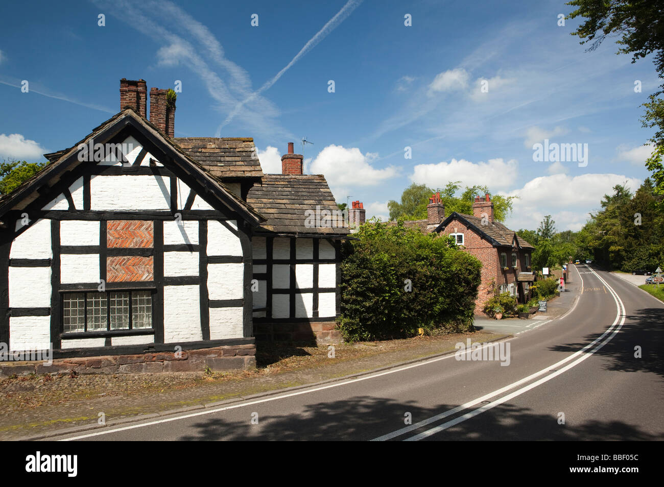 UK England Cheshire Nether Alderley village Eagle and Child former Inn