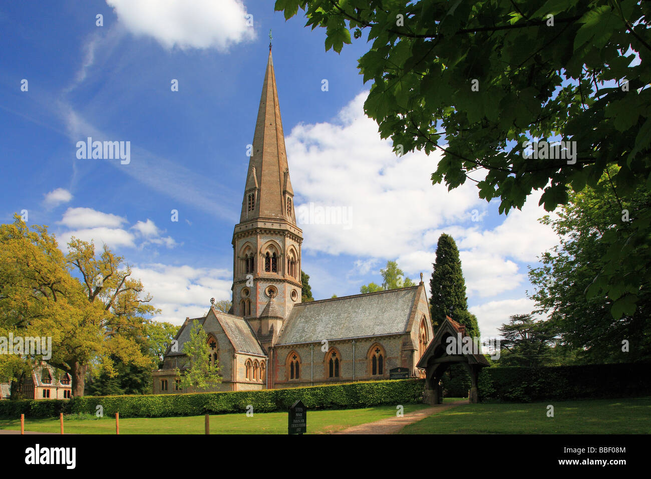 St. Barnabas Church Ranmore Common near Dorking England Stock Photo