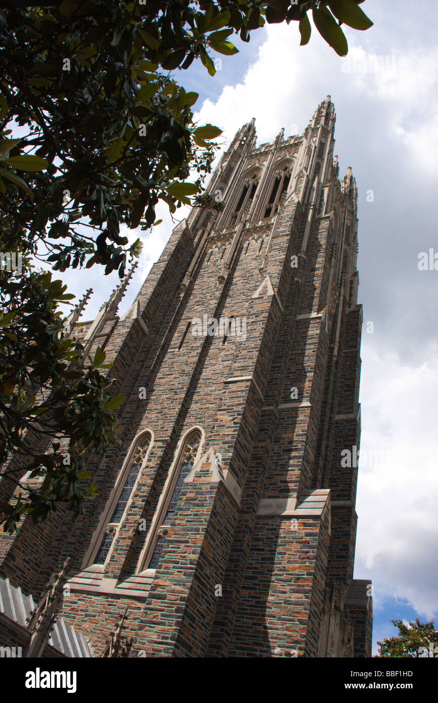 Duke Chapel Tower, Duke University, Durham NC USA Stock Photo