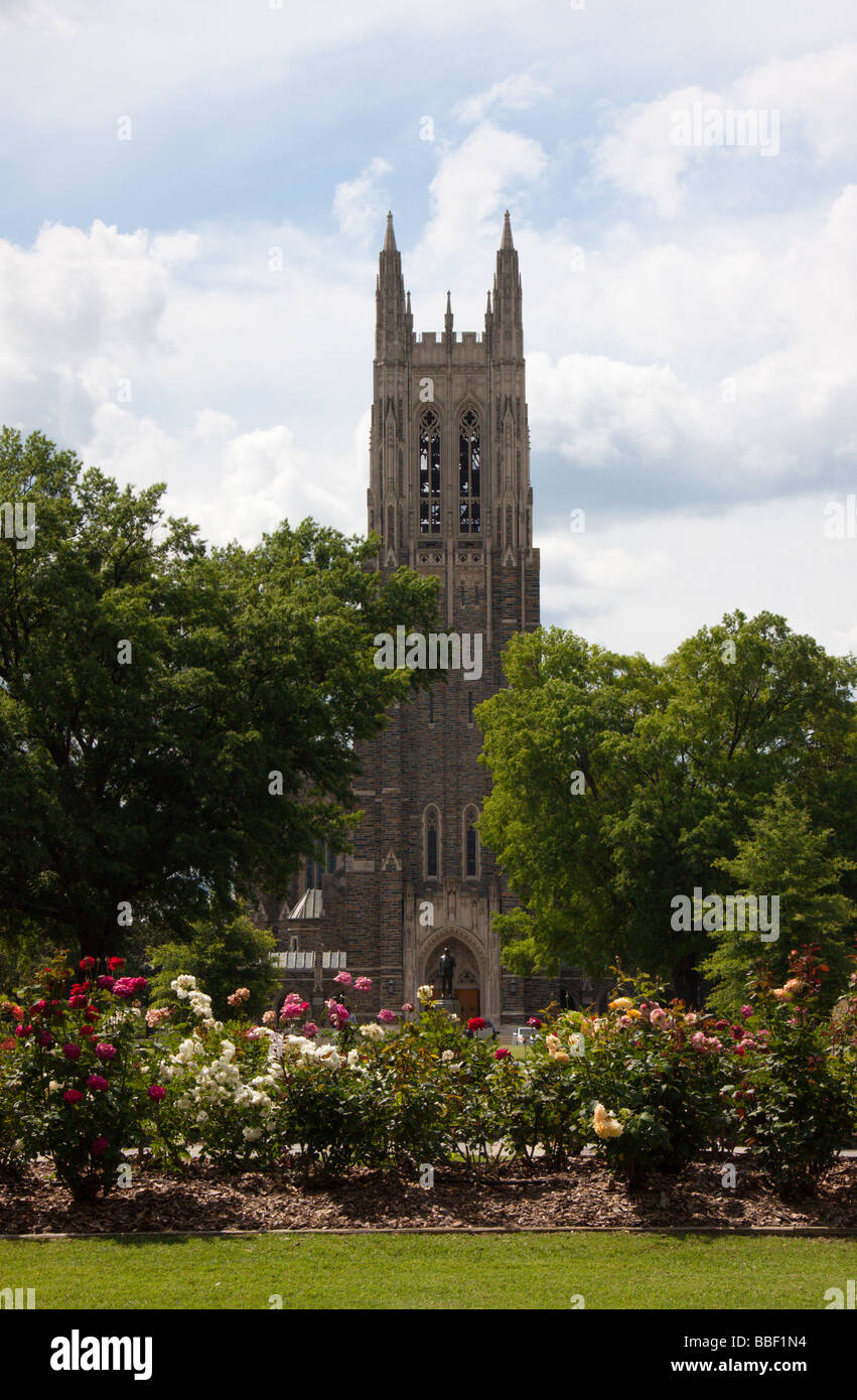 Duke University Chapel, Durham NC USA Stock Photo