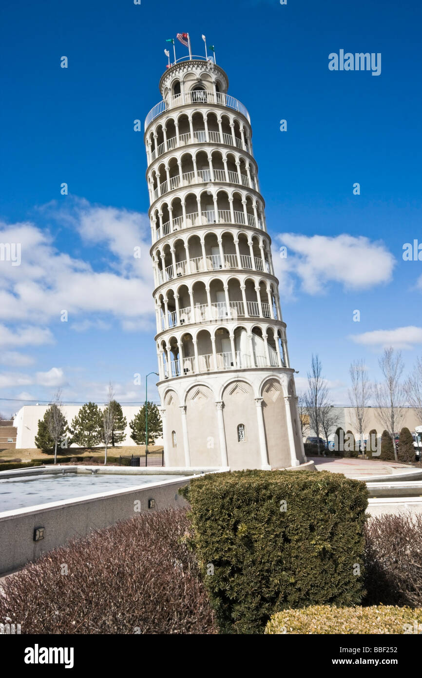 Leaning Tower replica Stock Photo