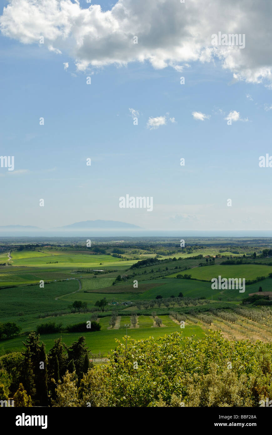 Rural landscape in the Tuscany (Toscana) Region of Italy Stock Photo