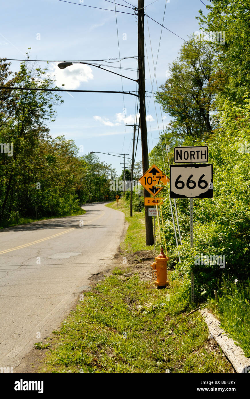 rt route 666 in Zanesville Ohio Stock Photo Alamy