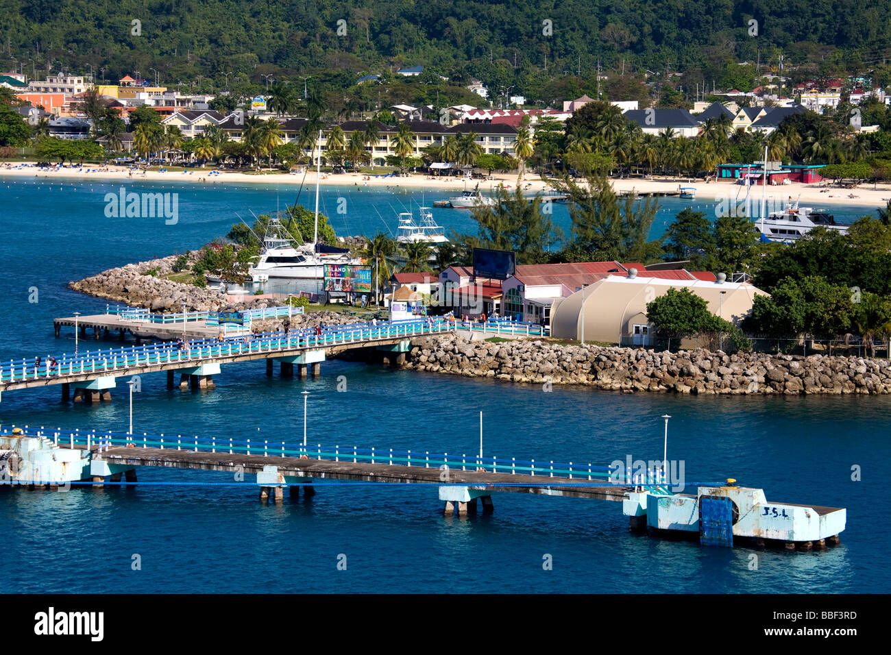 Cruise Ship Pier; Ocho Rios, Saint Ann Parish, Jamaica Stock Photo - Alamy