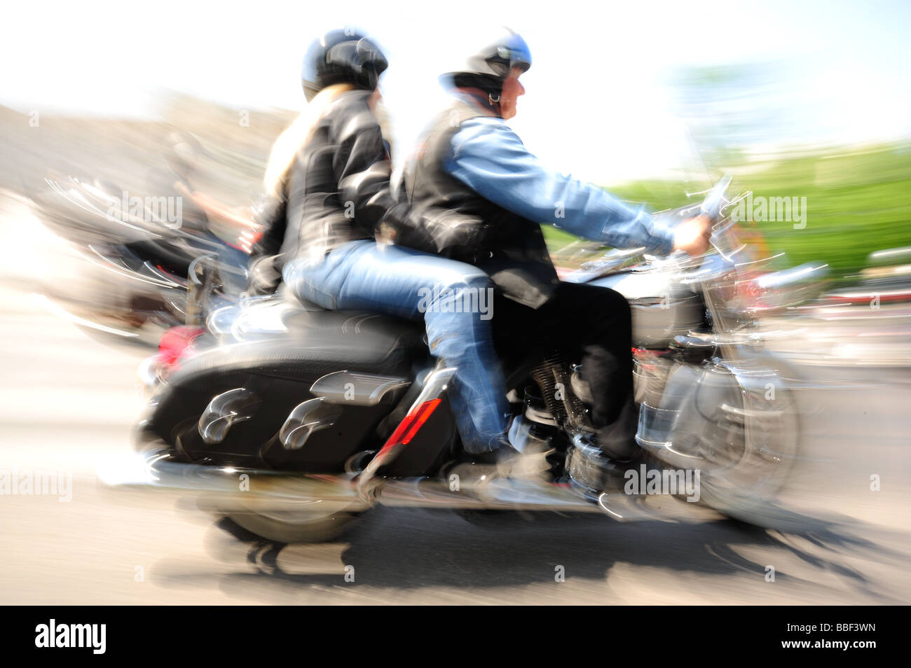 Harley davidson parade hi-res stock photography and images - Alamy