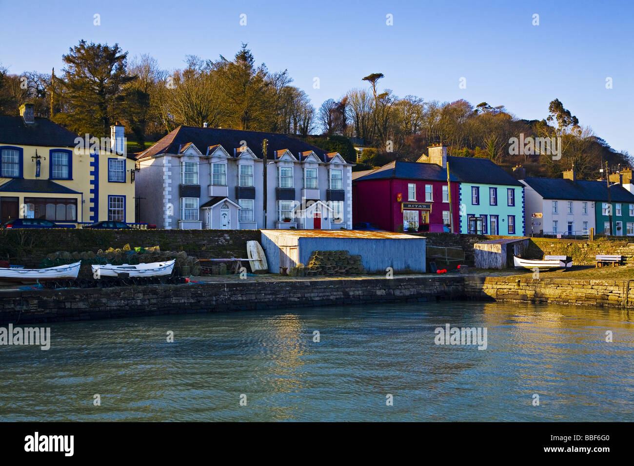 Courtmacsherry harbour town West Cork Ireland Stock Photo Alamy