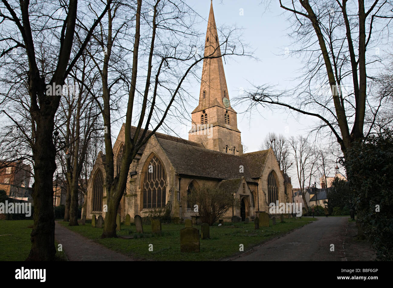 st mary's church cheltenham Stock Photo
