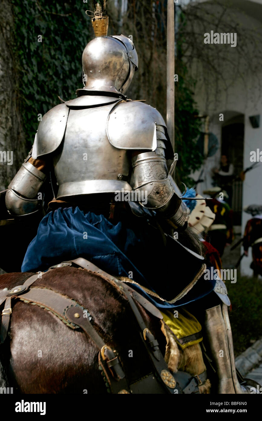 Saint George Horse Parade Knight in Armour Traunstein Bavaria Germany ...