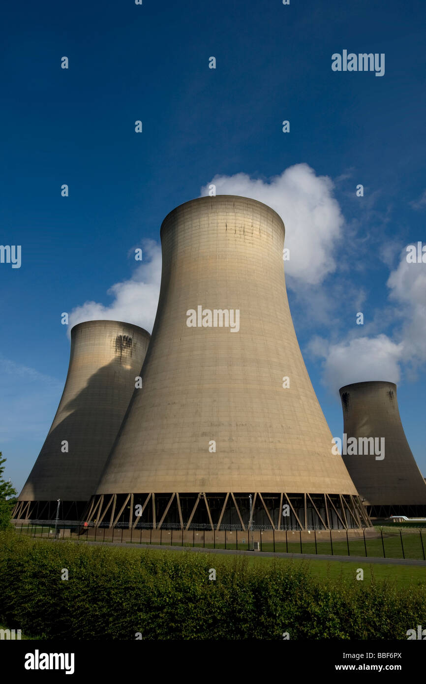 Drax Cooling Towers Stock Photo