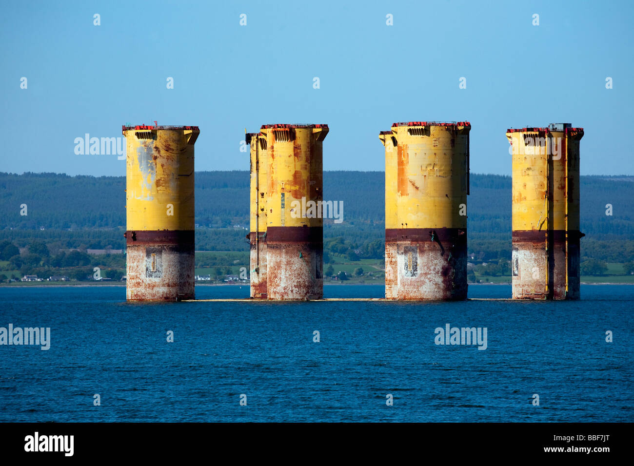 Invergordon, Oil Rig Base in the Cromarty Firth, Scotland, UK Stock