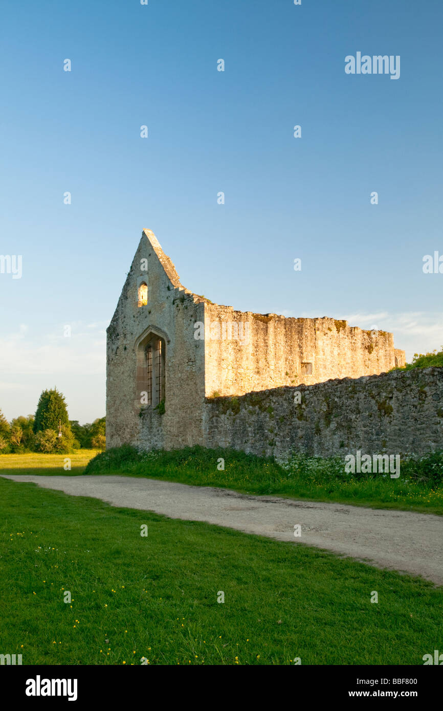 Remains of Godstow Abbey near on the River Thames near Oxford Uk Stock Photo