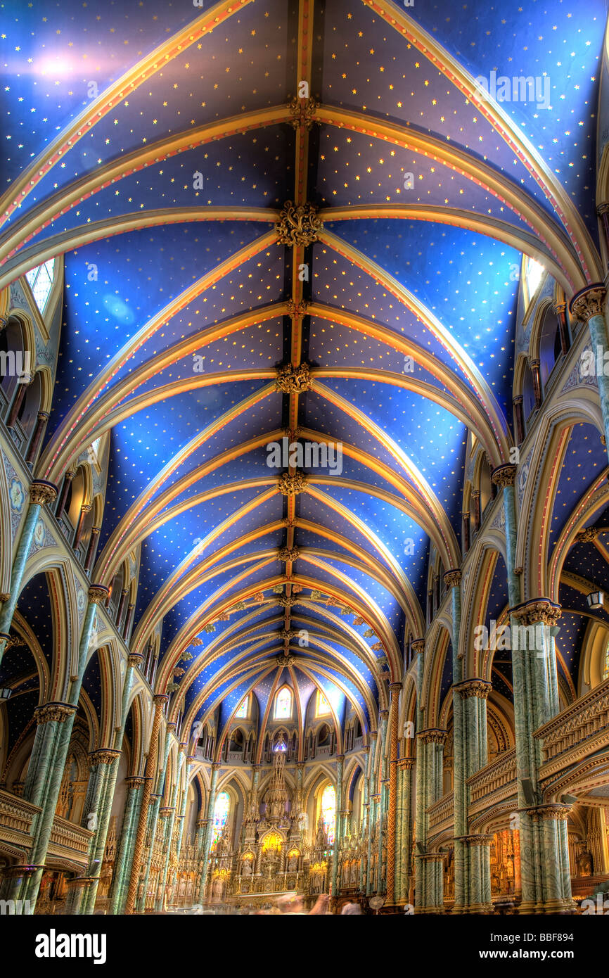 Notre dame cathedral ottawa ontario canada stock photo alamy
