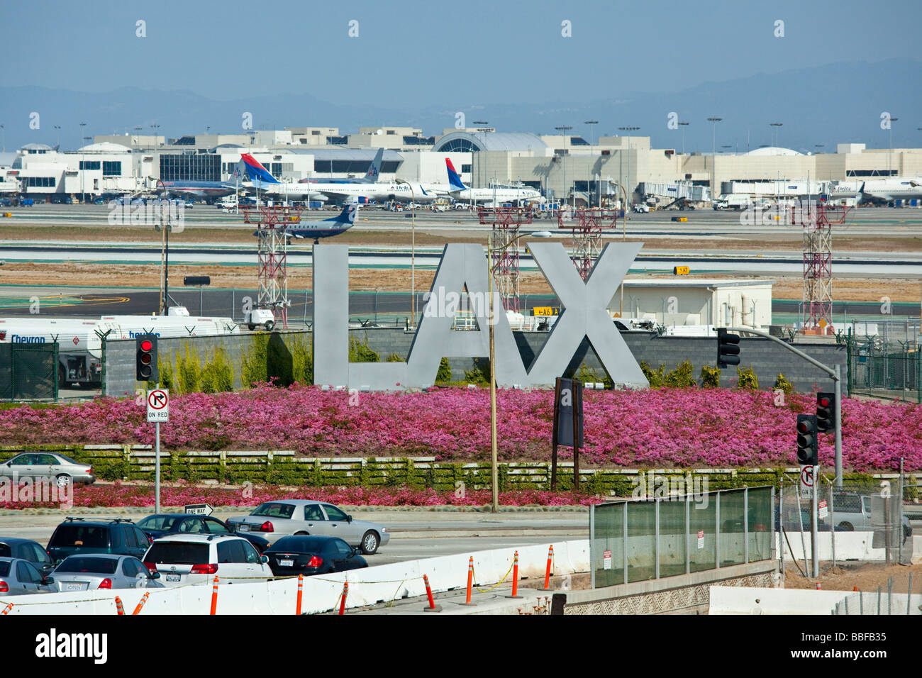 LAX Los Angeles International Airport Stock Photo