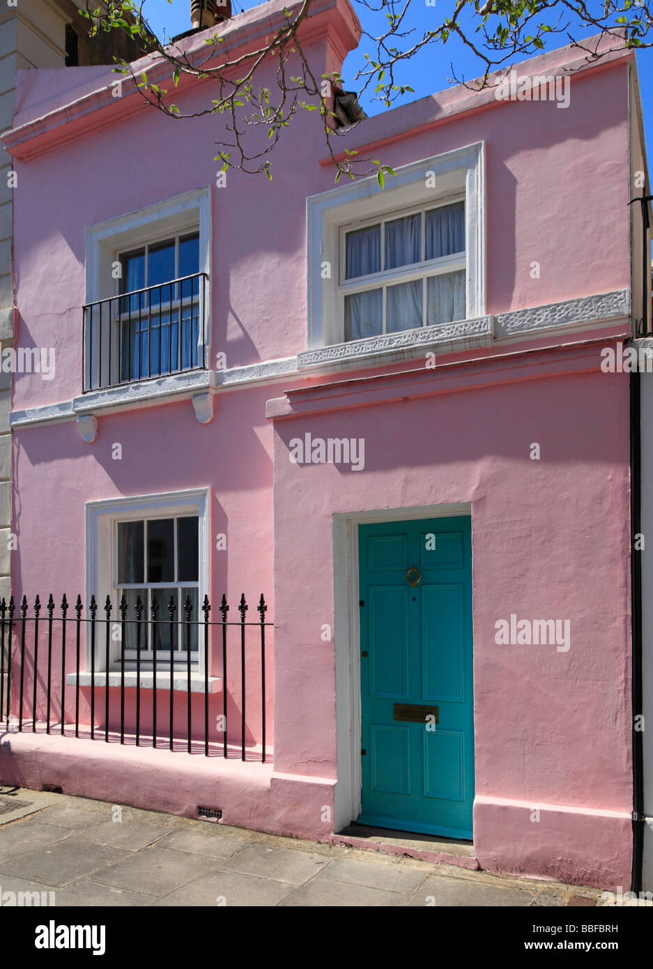 Pink House. Chelsea, London, England, UK. Stock Photo