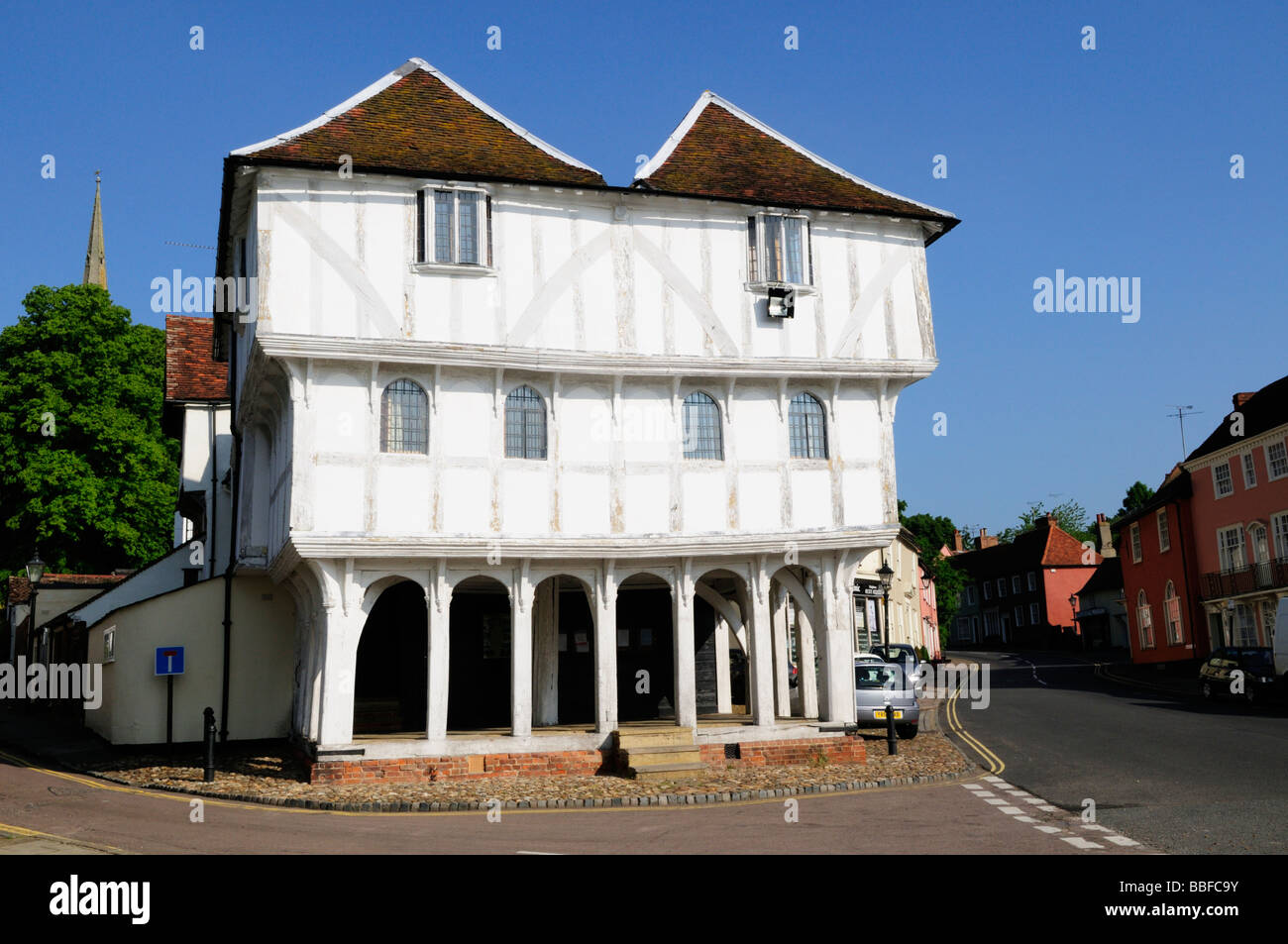 The Guildhall at Thaxted Essex England Uk Stock Photo