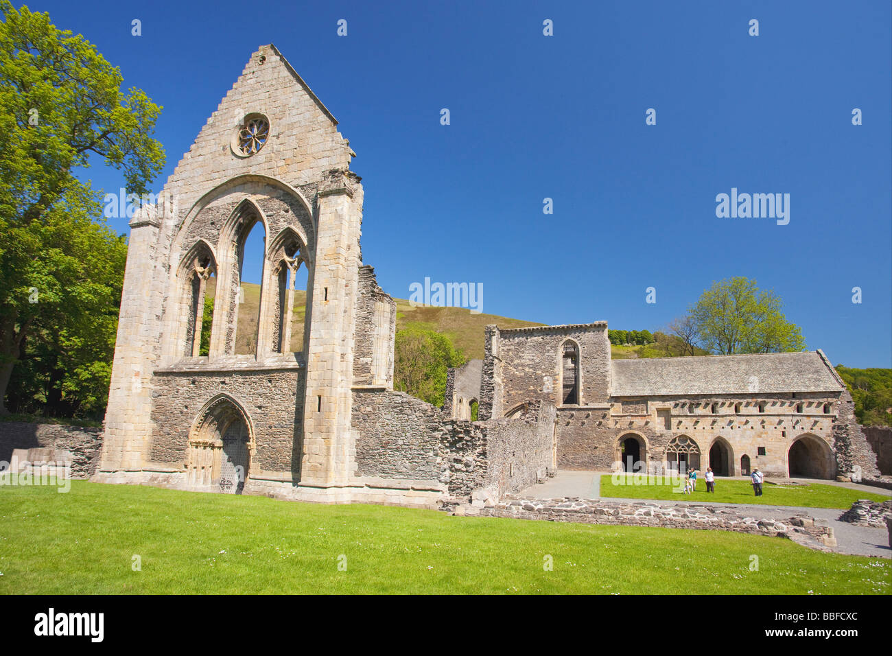 Valle Crucis 13th century Cistercian Abbey Ruins near Llangollen North