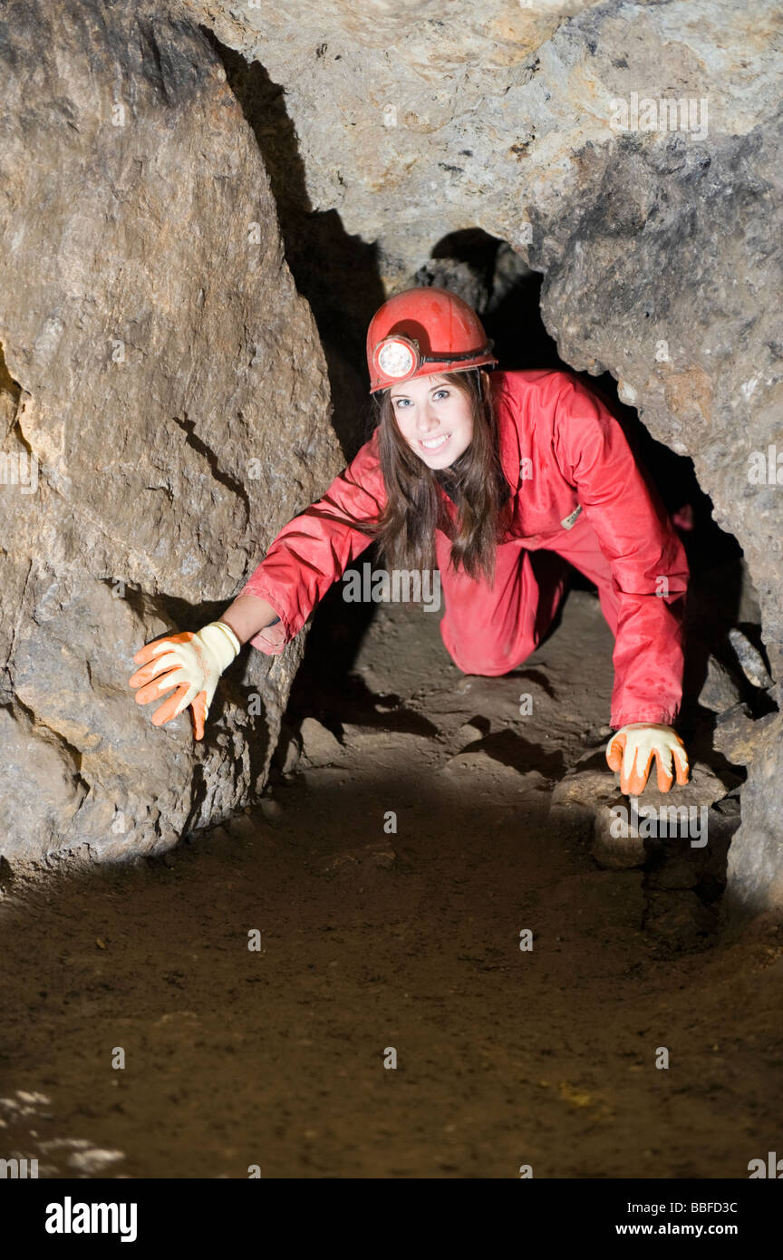 Caving helmet hi-res stock photography and images - Alamy