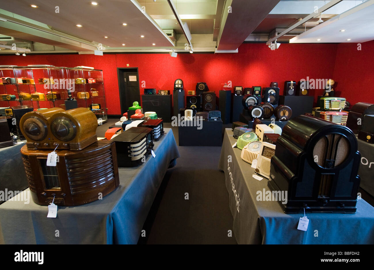 Catalin and Radios auction at Bonham's, London Stock Photo
