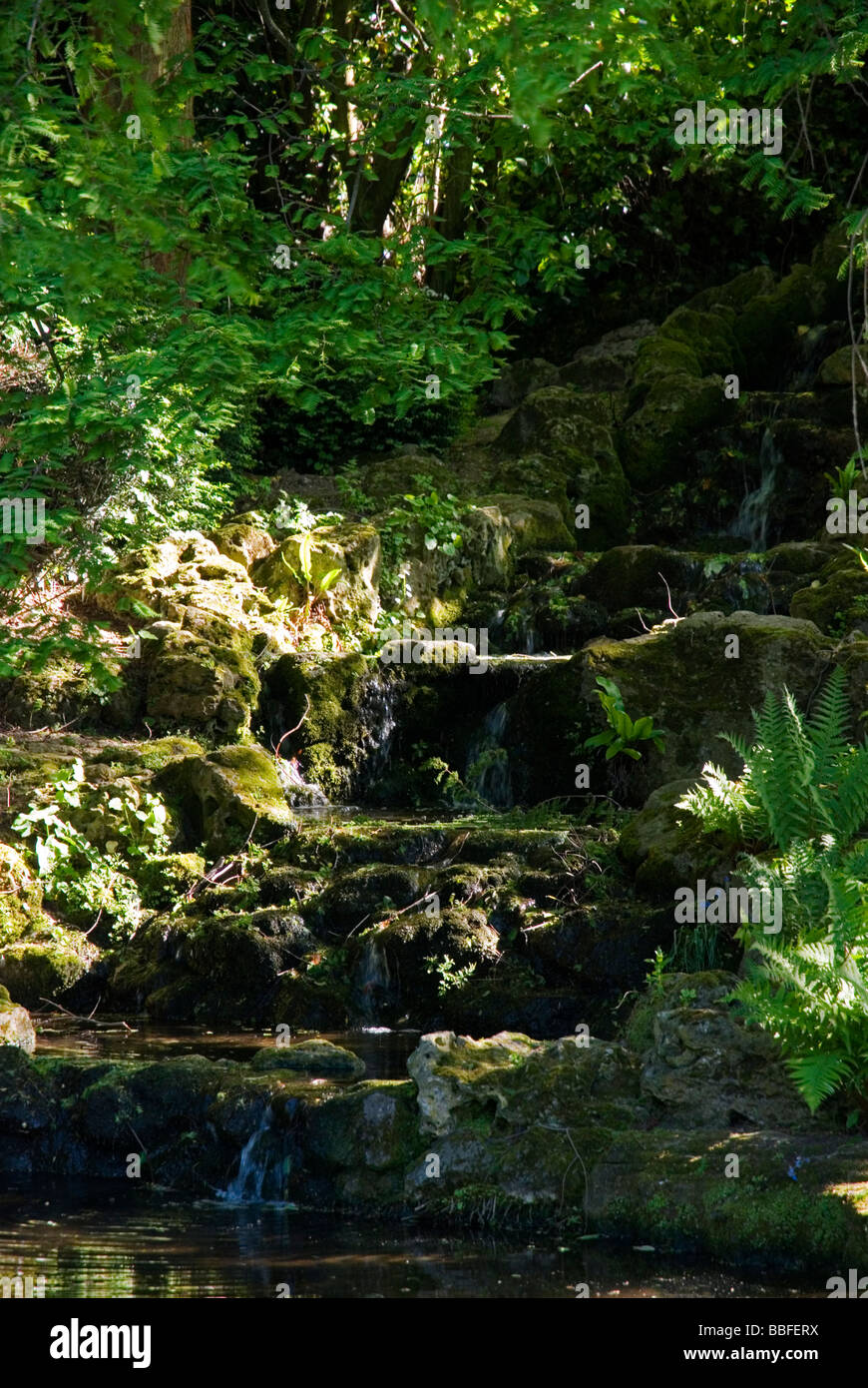 Waterfall in The Regent's Park London England UK Stock Photo - Alamy