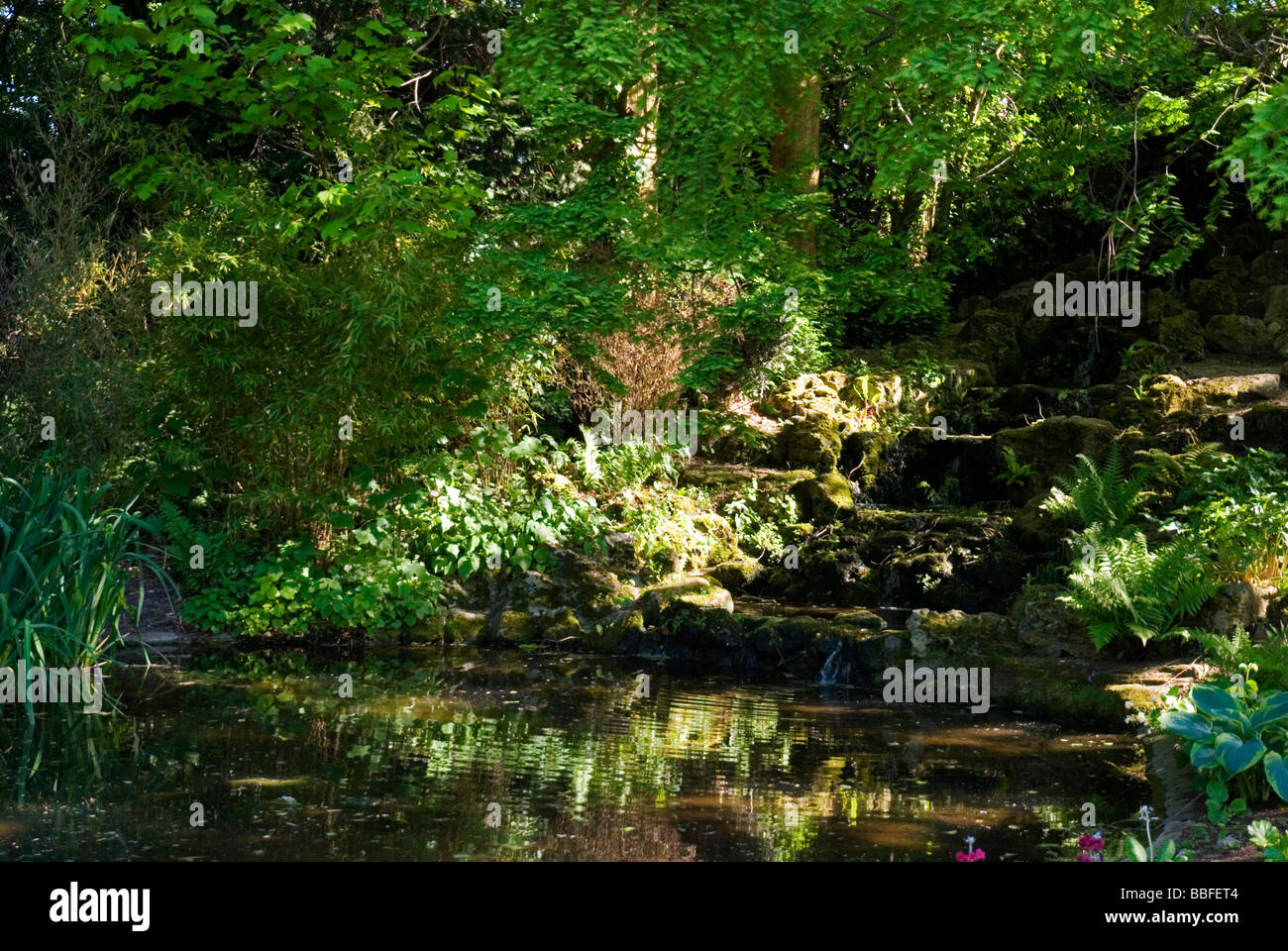 Waterfall in The Regent's Park London England UK Stock Photo - Alamy