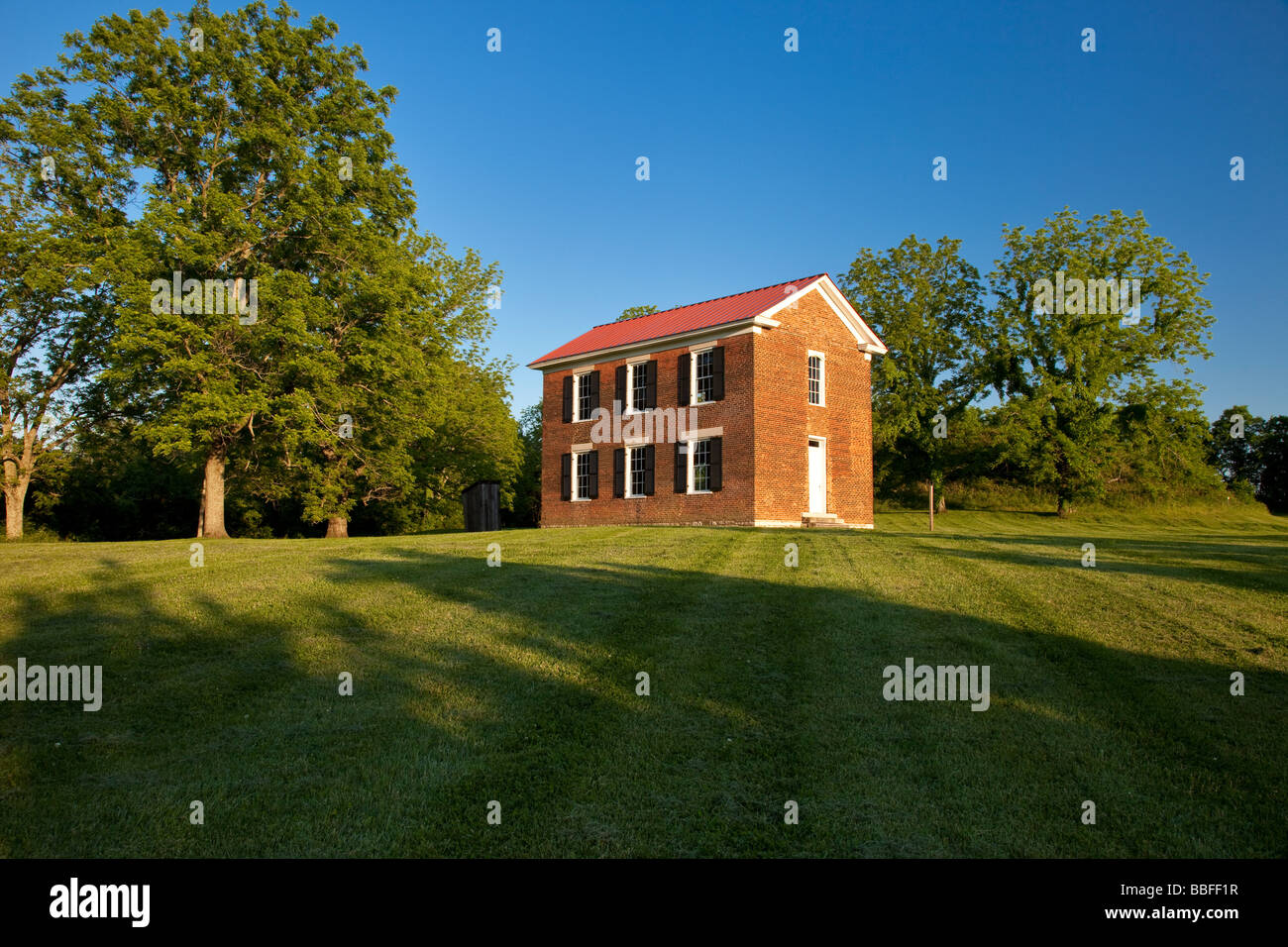 Old Schoolhouse Brentwood, Tennessee, USA Stock Photo