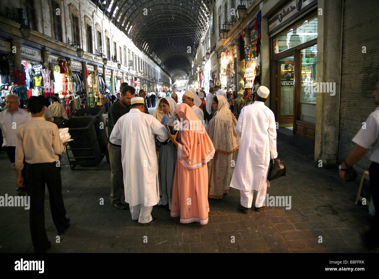 Souq Damascus Syria Stock Photo