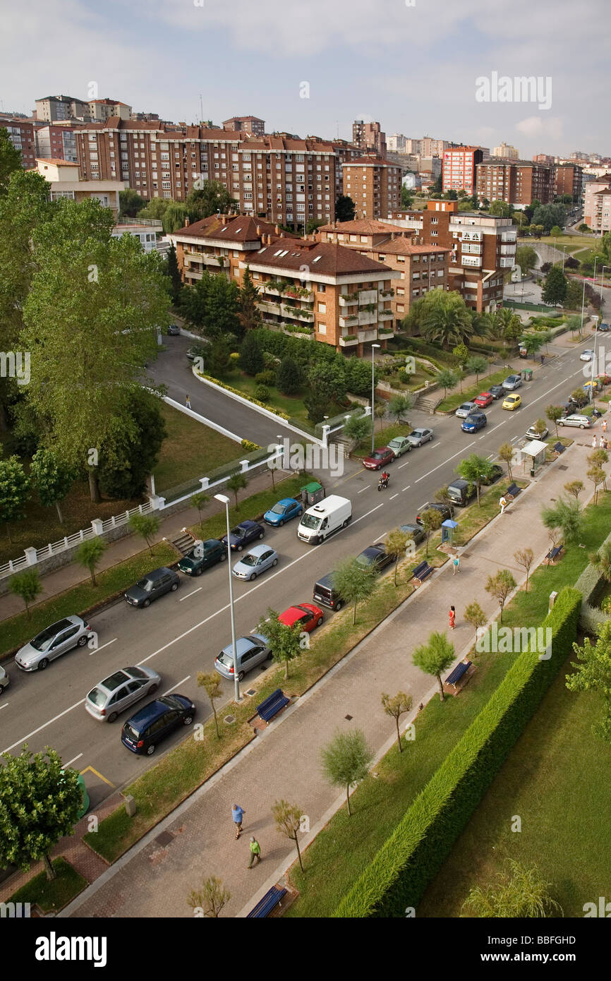 Avenida de los Castros Santander Cantabria España Avenue of Los Castros in Santander Cantabria Spain Stock Photo