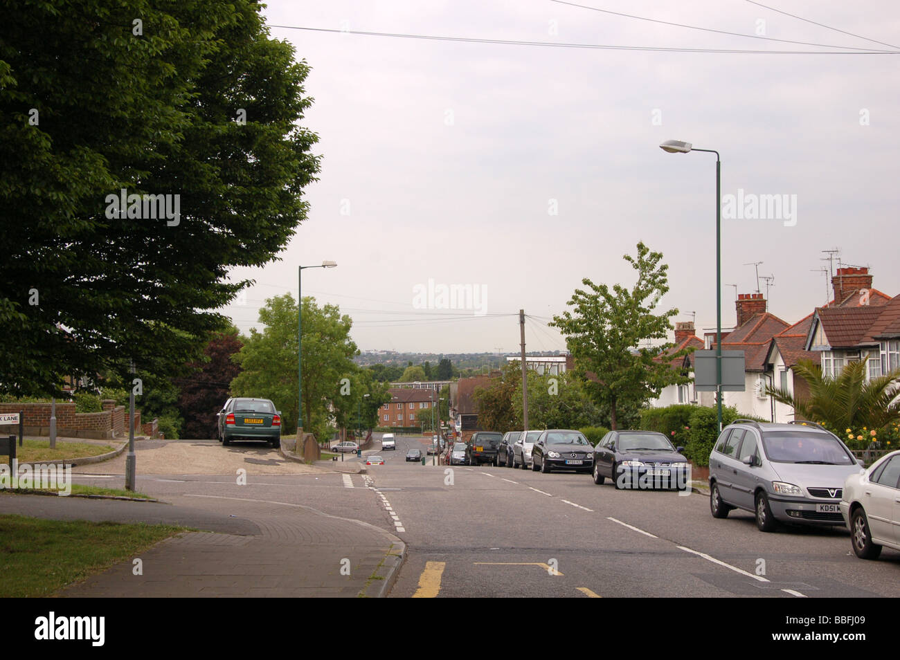 Over looking London from Hay Lane in Colindale, London, England, Uk Stock Photo