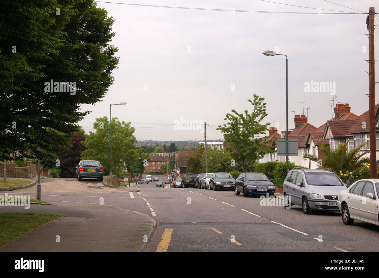 Over looking London from Hay Lane in Colindale, London, England, Uk Stock Photo