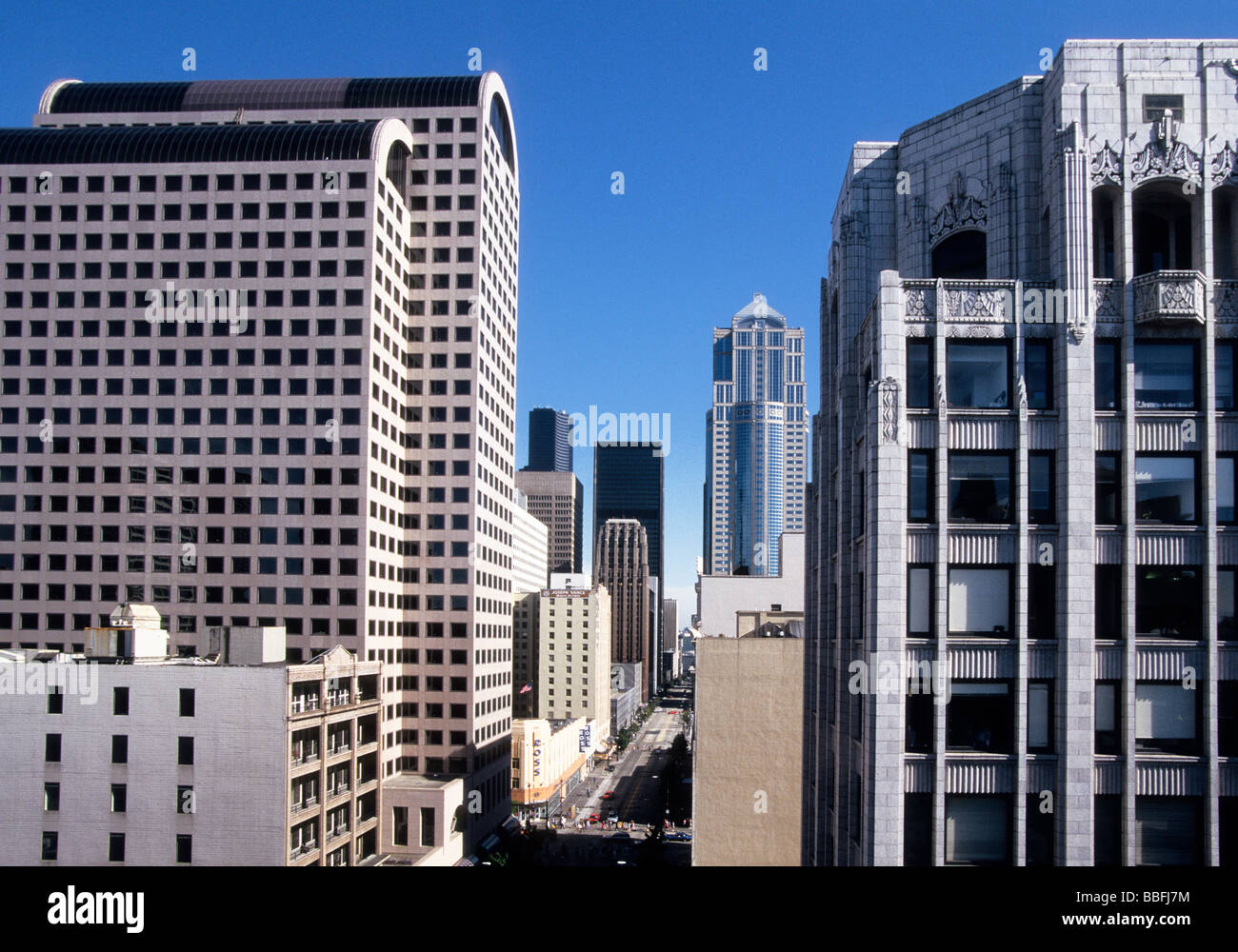 Downtown Seattle Pacific Northwest State of Washington Pacific Northwest USA Stock Photo